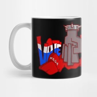 Dead Maga Hat - Vote Blue - African American Hand Mug